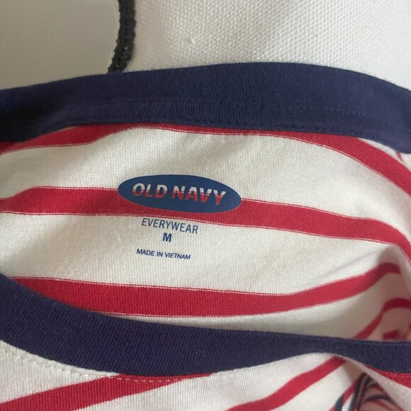 Old Navy Stripped T-shirt size Medium Multi color - Picture 4 of 5